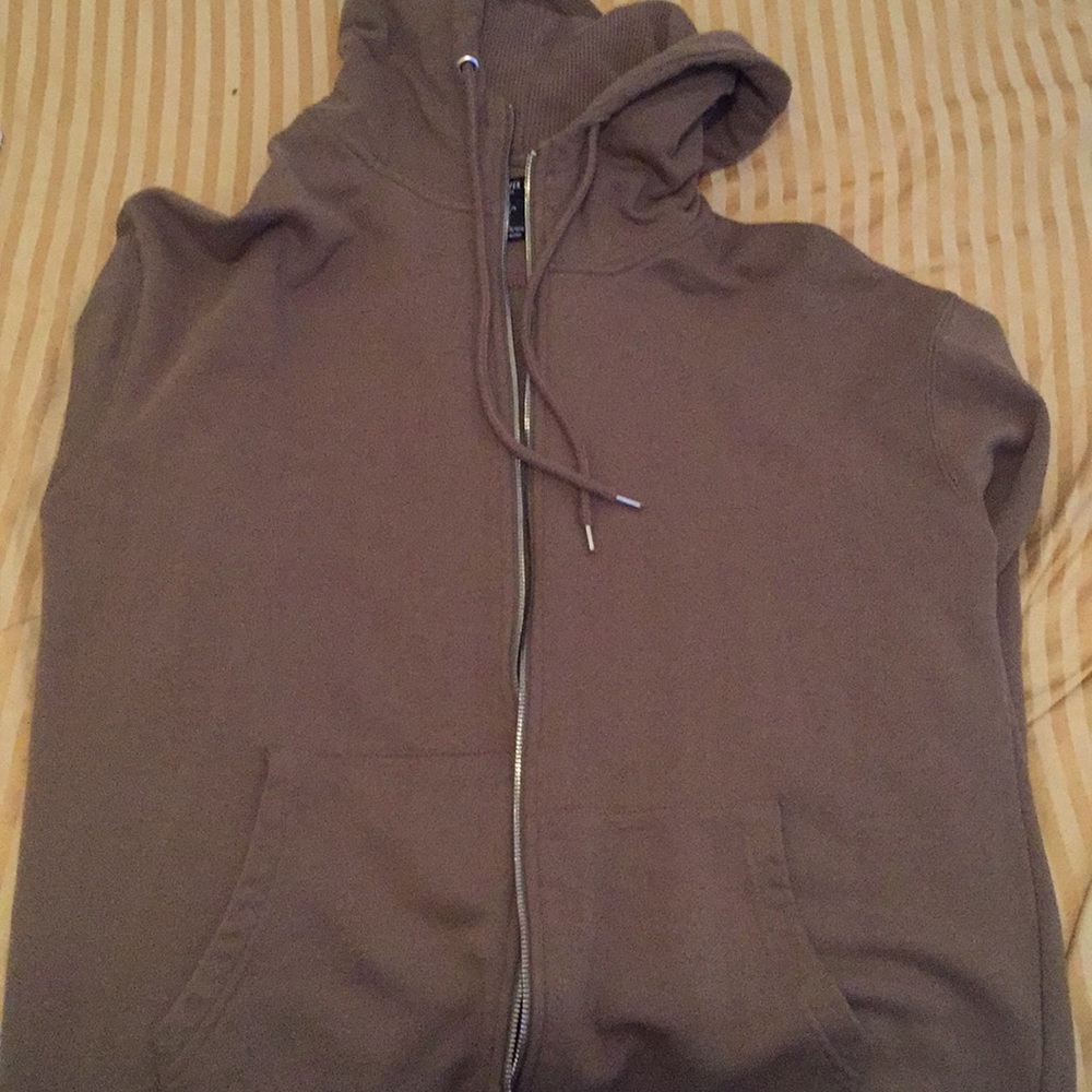 Forever 21 Green Cardigan Hoodie Sweater